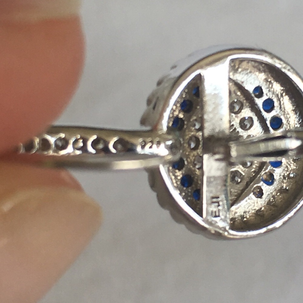 NWT!  Sterling silver evil eye earrings - Picture 5 of 7